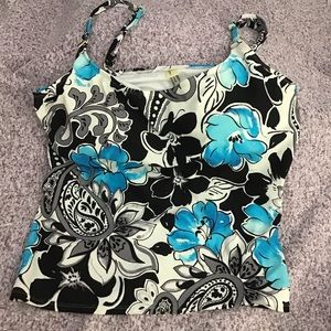 LEILANI Tankini Swim Top Plus Size
